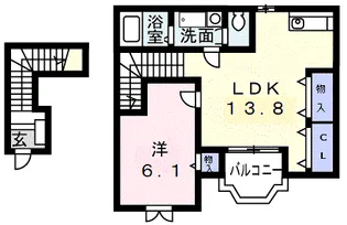 エーデルハイム【2階】の間取り