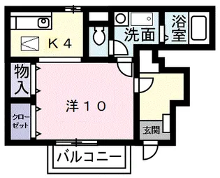 エーデルハイム【1階】の間取り
