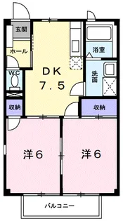 スカイメゾンⅠ【2階】の間取り