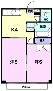 レナージュ【1階】の間取り