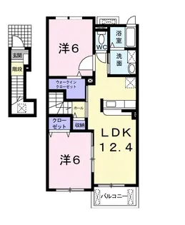 ゾネンブルーメ【2階】の間取り