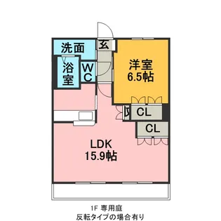 VALO A棟【2階】の間取り