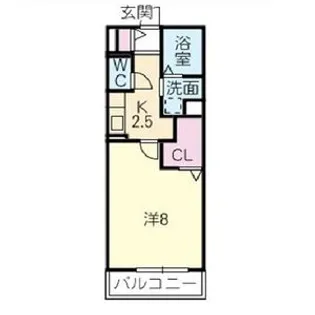 ガノスA・B・C【1階】の間取り