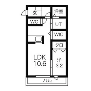 セレッソ【1階】の間取り