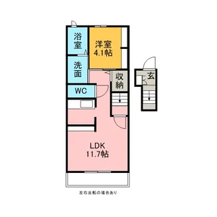 ノーブル大藤【2階】の間取り