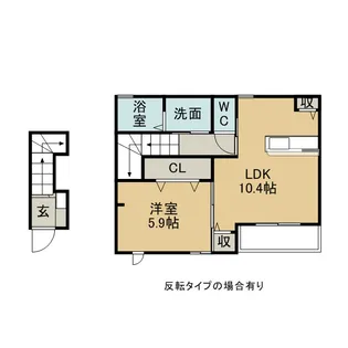 フェリシテ【2階】の間取り