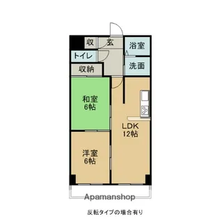 セントラルコート佳日【3階】の間取り