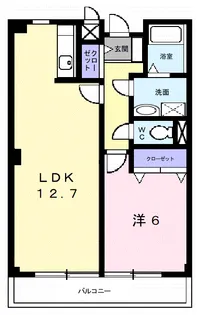 ジョイフル Ⅰ【1階】の間取り