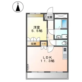 アトラス【202号室】の間取り