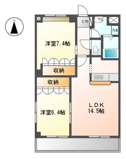 エスポアールⅠ【1階】の間取り