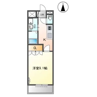 エスポアールⅠ【2階】の間取り