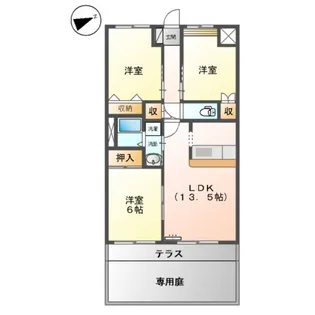 ガーデンハイム【1階】の間取り