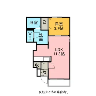 レジデンス ペオニア【2階】の間取り