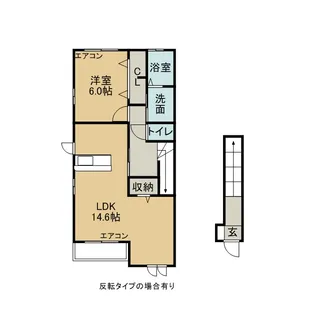 ヴィオラ21ーⅢ【2階】の間取り