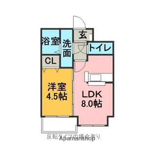 エスポワール【2階】の間取り