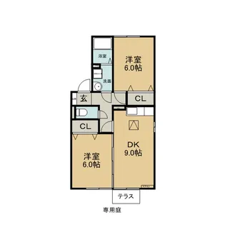 ホクト A【1階】の間取り