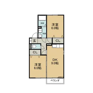 ホクト A【2階】の間取り