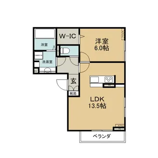 オルフィーク【3階】の間取り