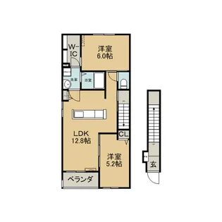ドルチェ【2階】の間取り