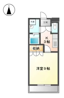 サンパレスダンディ A棟【2階】の間取り