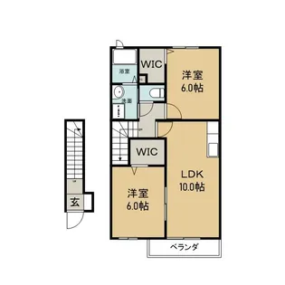 イルマーレ Ⅳ【2階】の間取り