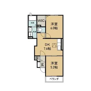 イルマーレ Ⅴ【1階】の間取り