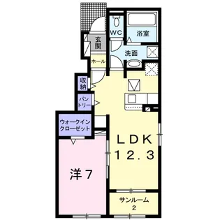 陽和 Ⅰ【1階】の間取り