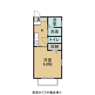 リッツハウス【203号室】の間取り