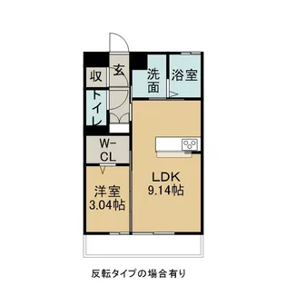 DーROOM吉津屋町【3階】の間取り