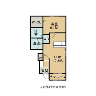 オアシス【1階】の間取り
