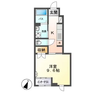 プラ リジェール【1階】の間取り