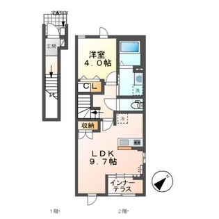 ネージュ【2階】の間取り