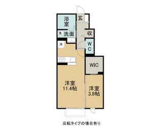 ROSE GARDEN【1階】の間取り