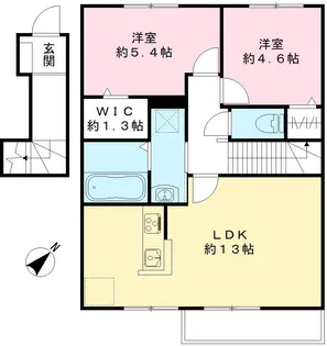YOUR MAISON BLANC【203号室号室】の間取り