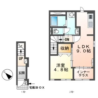 フォルトナ【2階】の間取り