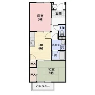 サープラスステラB棟【2階】の間取り
