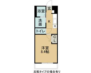 プログレス【205号室】の間取り