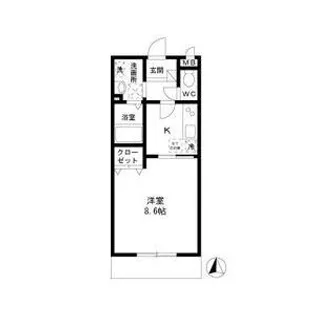 パークサイド若宮C棟【1階】の間取り