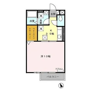 モナリエーレ A【1階】の間取り