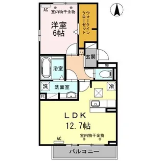 チアフルスクエア【1階】の間取り