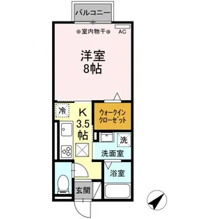 ムーンライト【1階】の間取り
