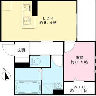 ルミエール真栄房【101号室号室】の間取り