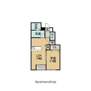 MYカメリア【1階】の間取り
