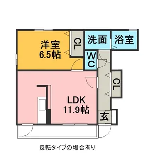 プラシード・M【1階】の間取り