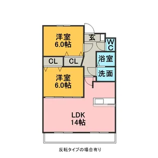エトワール・プレーヌ【2階】の間取り