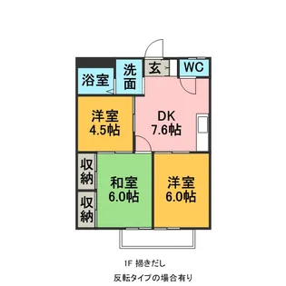 シティハイツアイリス【2階】の間取り