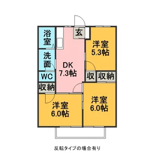 コーポラス貴船【2階】の間取り