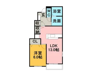 ボナールM【1階】の間取り