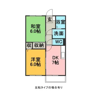 ガートンサイド【1階】の間取り