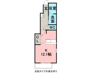 アーバン・エスト【1階】の間取り